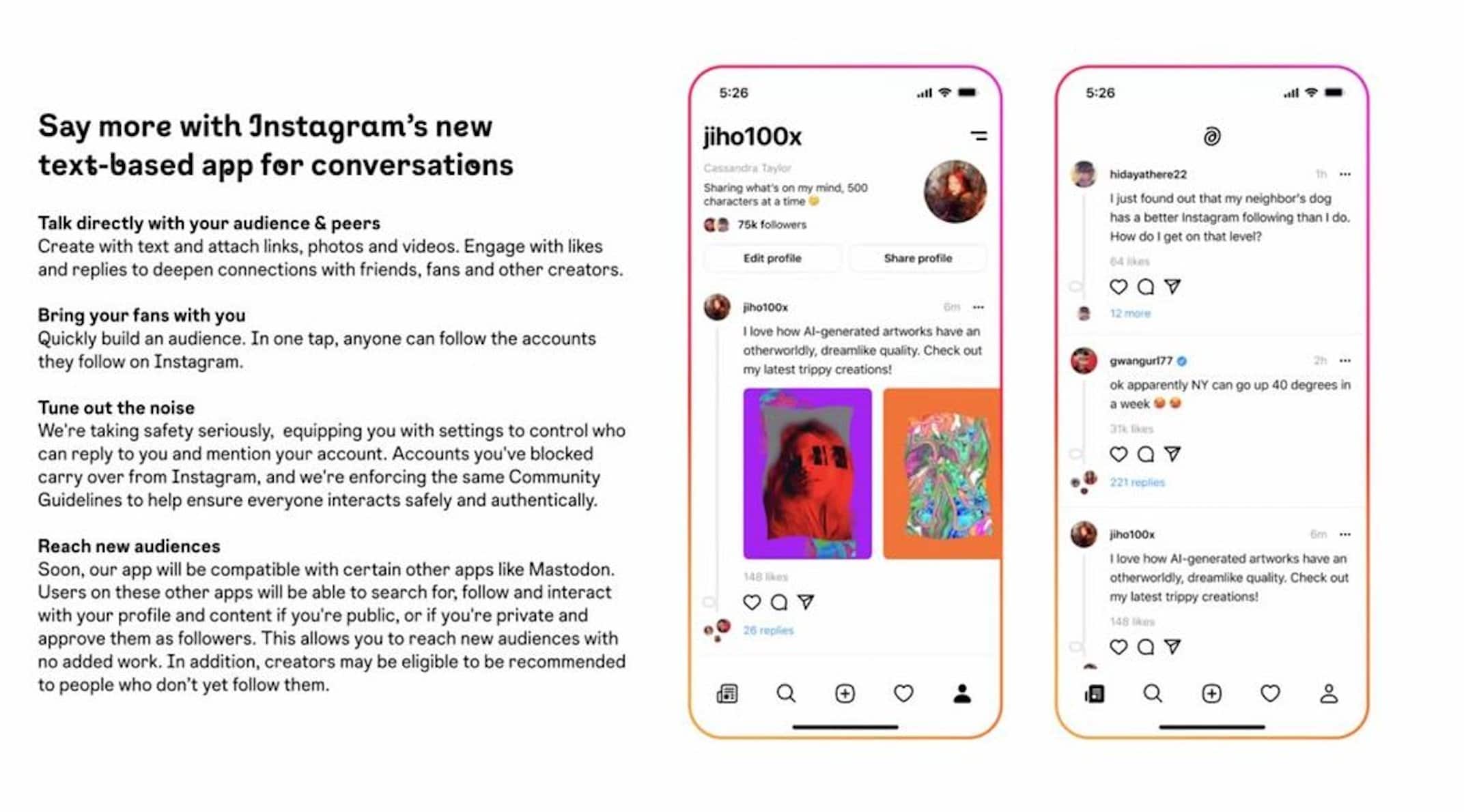 Instragram proposes Thread as Twitter clone
